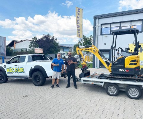 Rent 2000 / MÄC fair wird offizieller Händler bei Bagger2go - 